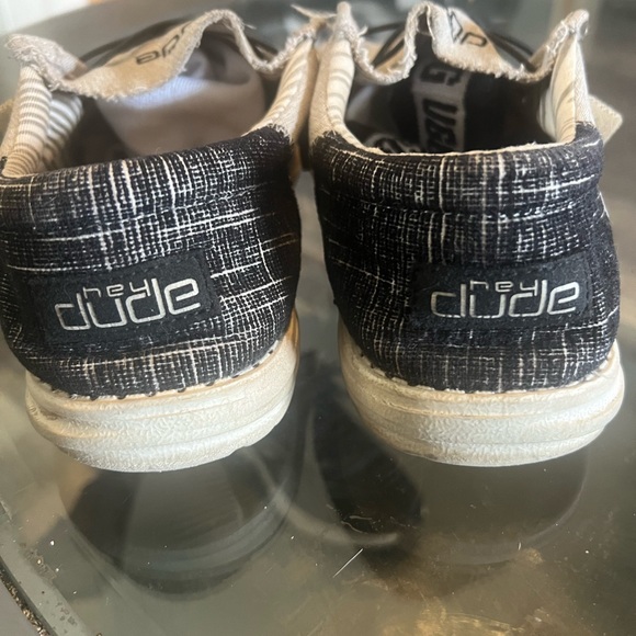 Hey Dude Gray Casual Shoes size 10 Wally Funk lunar - Picture 3 of 7